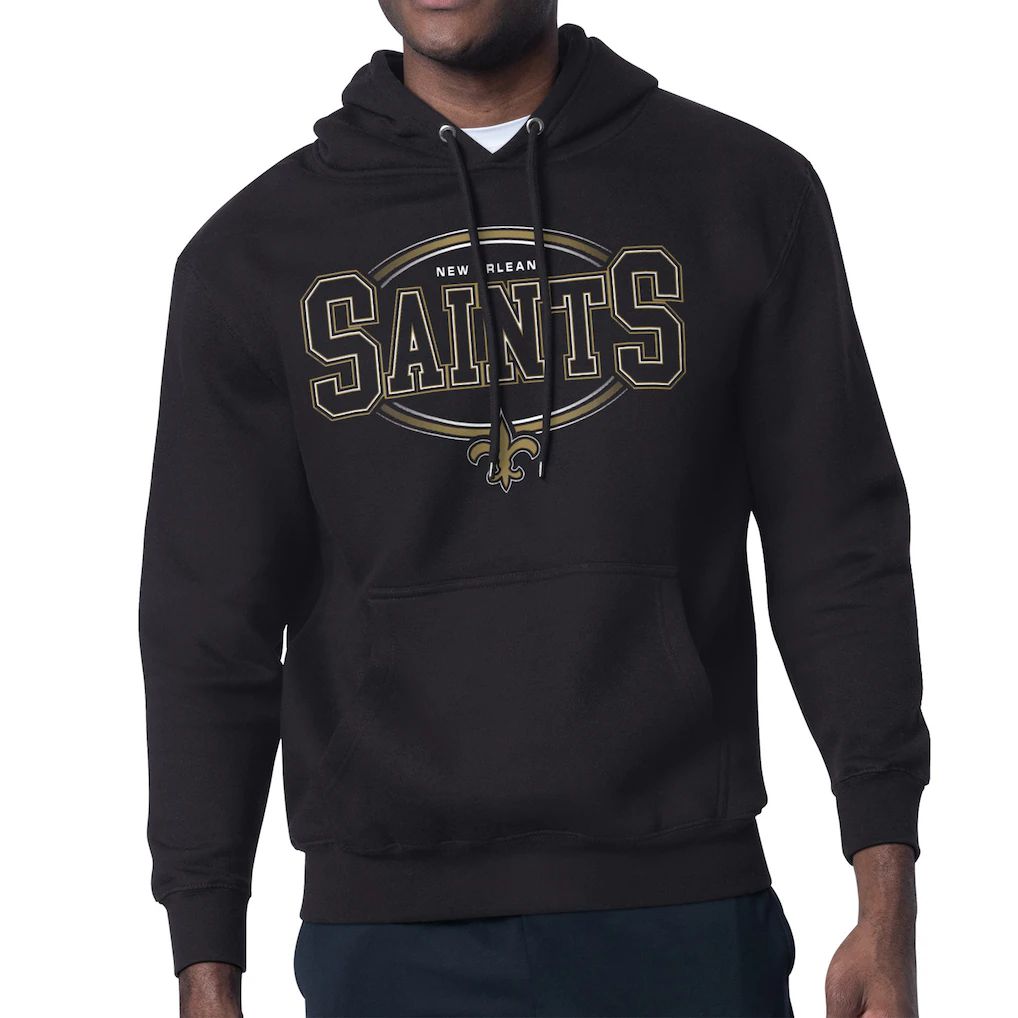 Men 2026 NFL New Orleans Saints hoodie Black 03->new orleans saints->NFL Jersey